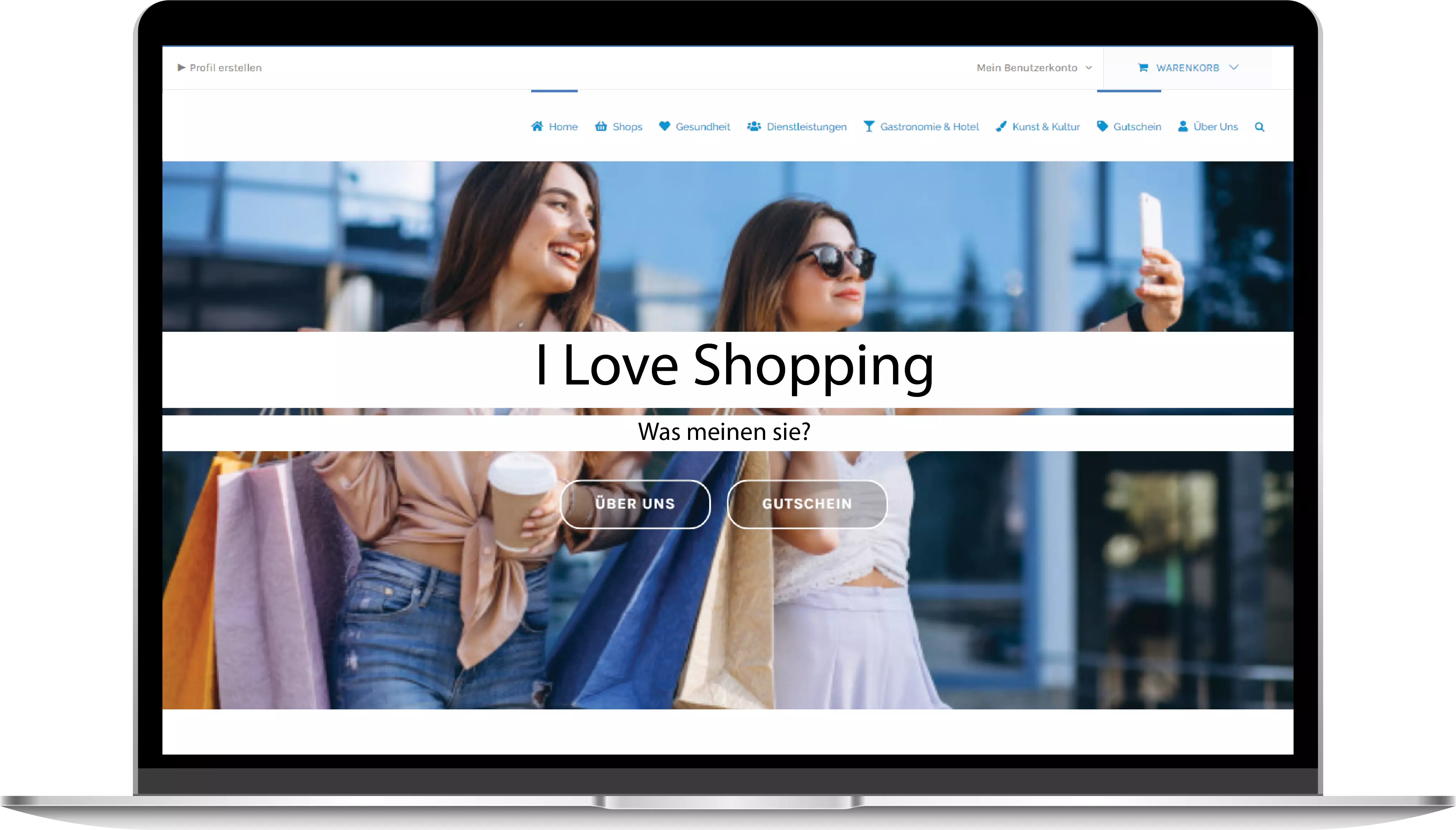 Shopping District Website